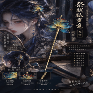祭賦狐靈意髮簪