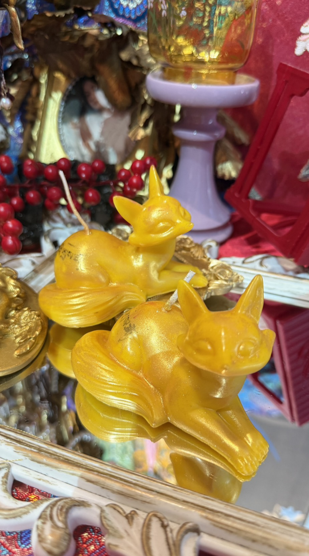 金靈狐.靈狐蠟燭|金狐源自金光所屬,太陽化身。