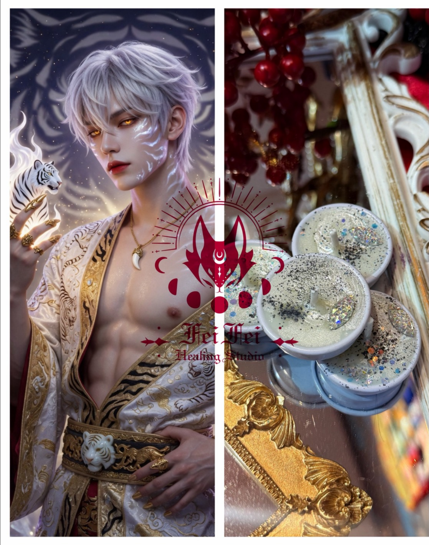 ✦☾⋆˚⊹⟡ 白樺虎｜虎靈燭 ⟡⊹˚⋆☽✦