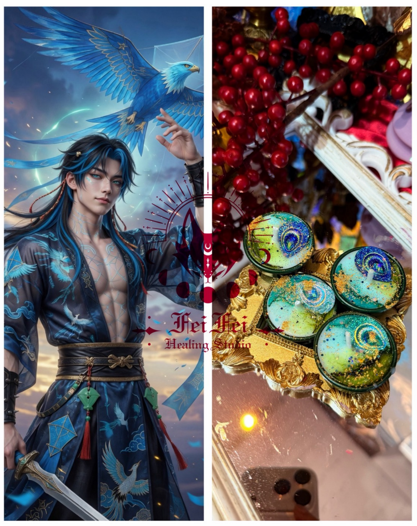 ✦☾⋆˚⊹⟡ 青鳶破|鳶靈燭 ⟡⊹˚⋆☽✦