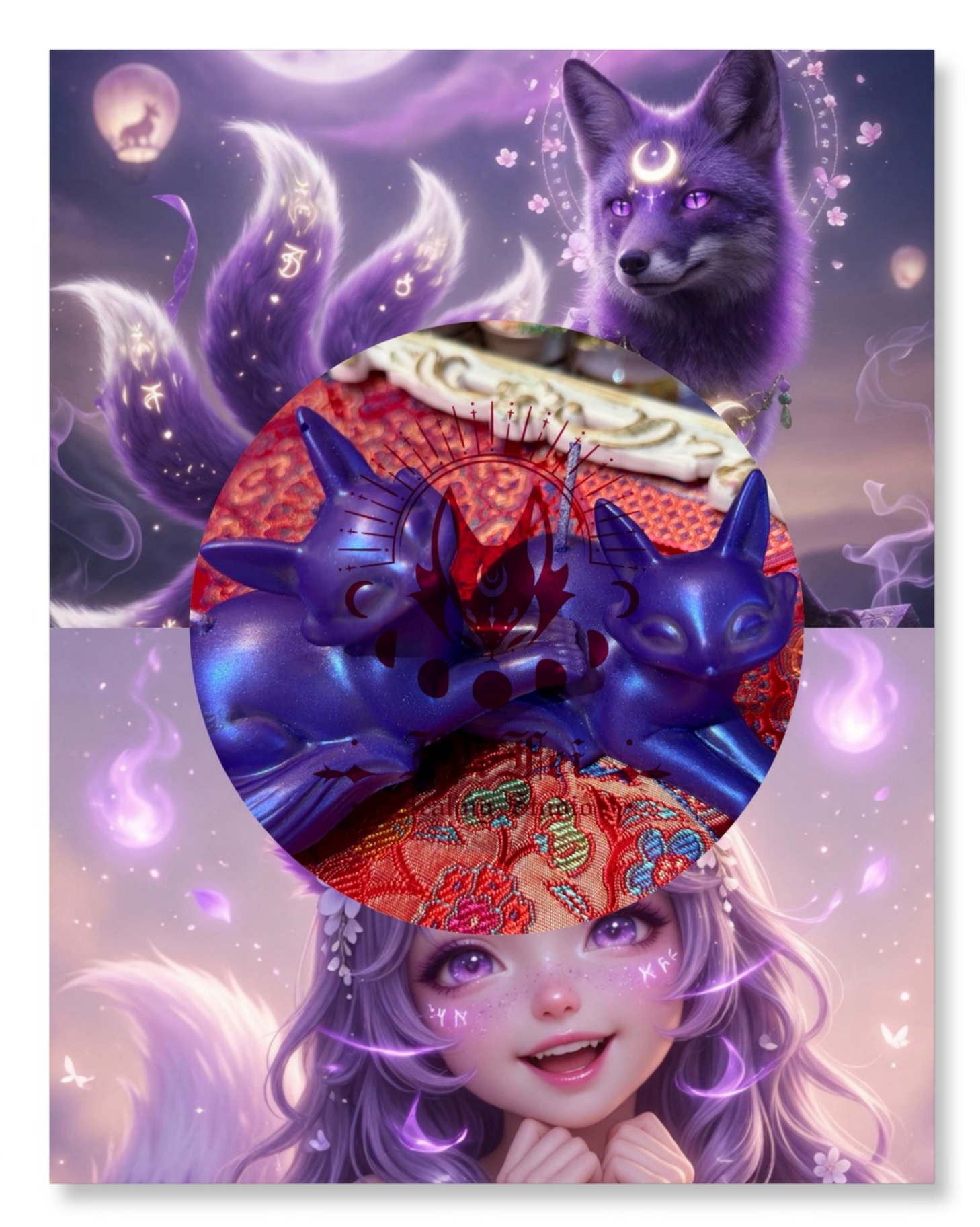 ✦☾⋆˚⊹⟡ 東方之紫靈狐燭|紫狐魅靈 ⟡⊹˚⋆☽✦