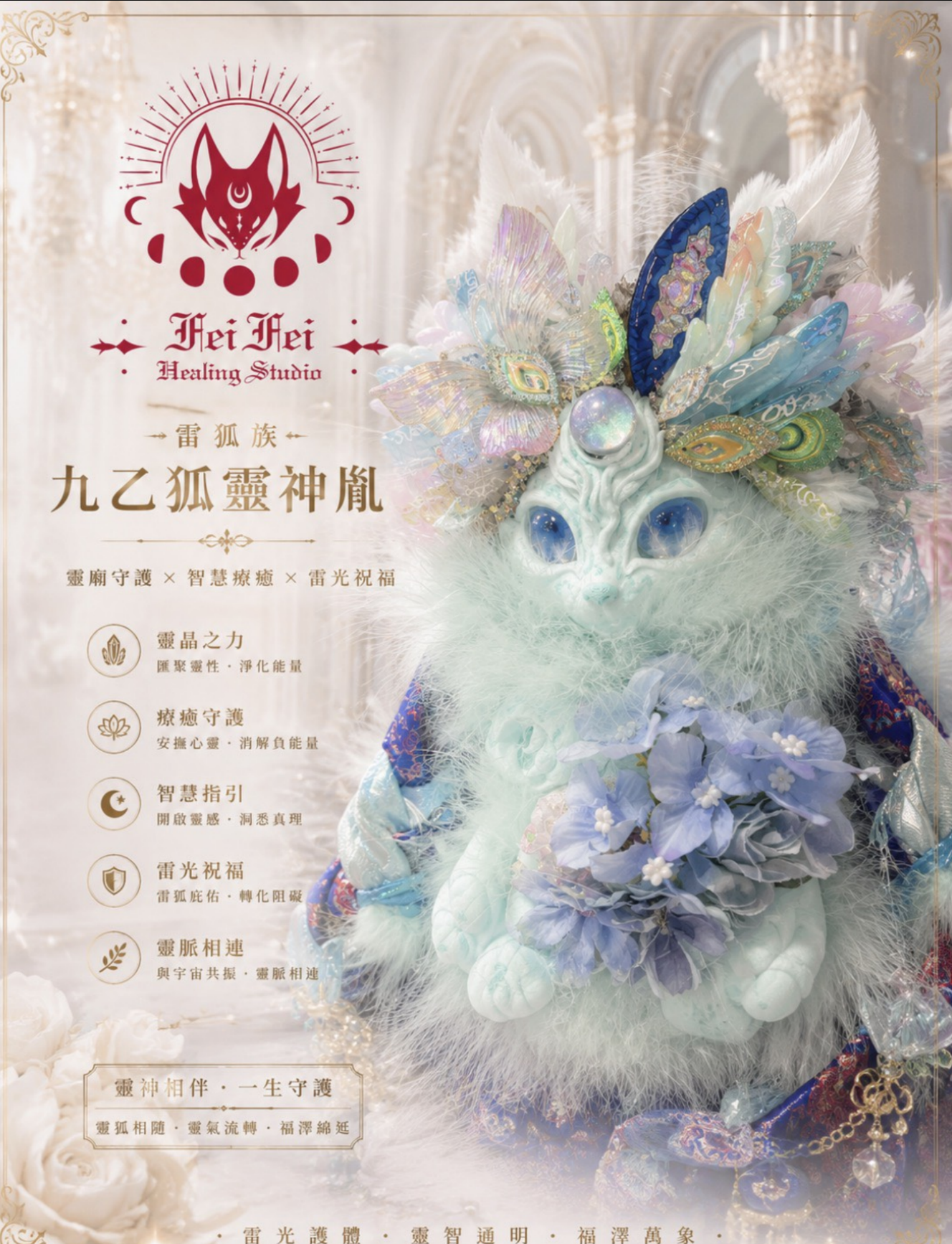 雷狐族| 九乙狐靈神胤靈|守護× 智慧療癒× 雷光祝福