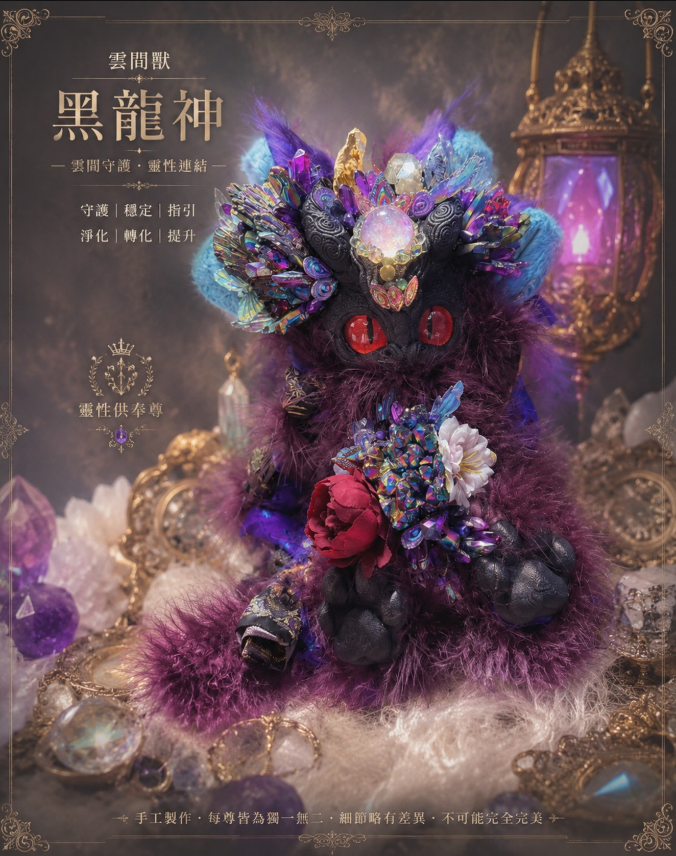 雲間獸 黑龍神｜守護 穩定 指引 淨化 轉化 提升