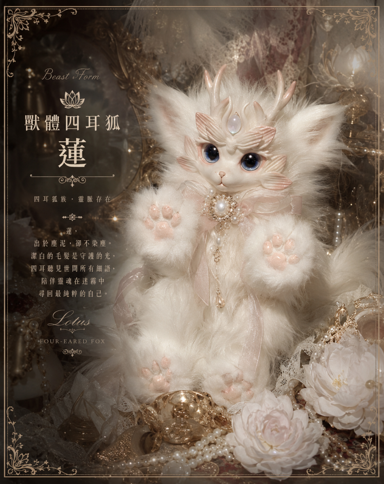 獸體四耳狐｜蓮