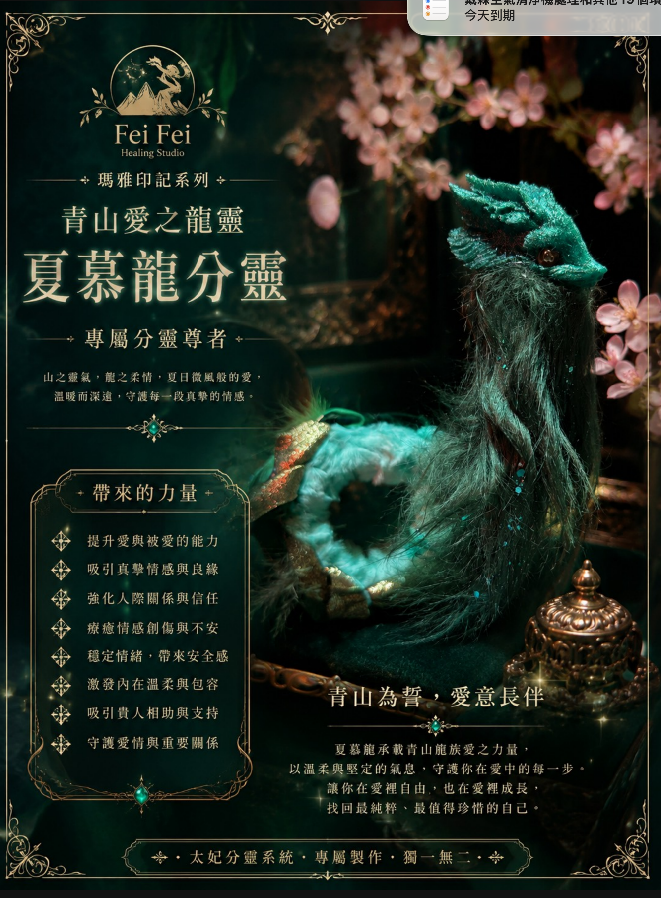 青山愛之龍靈|夏慕龍分靈