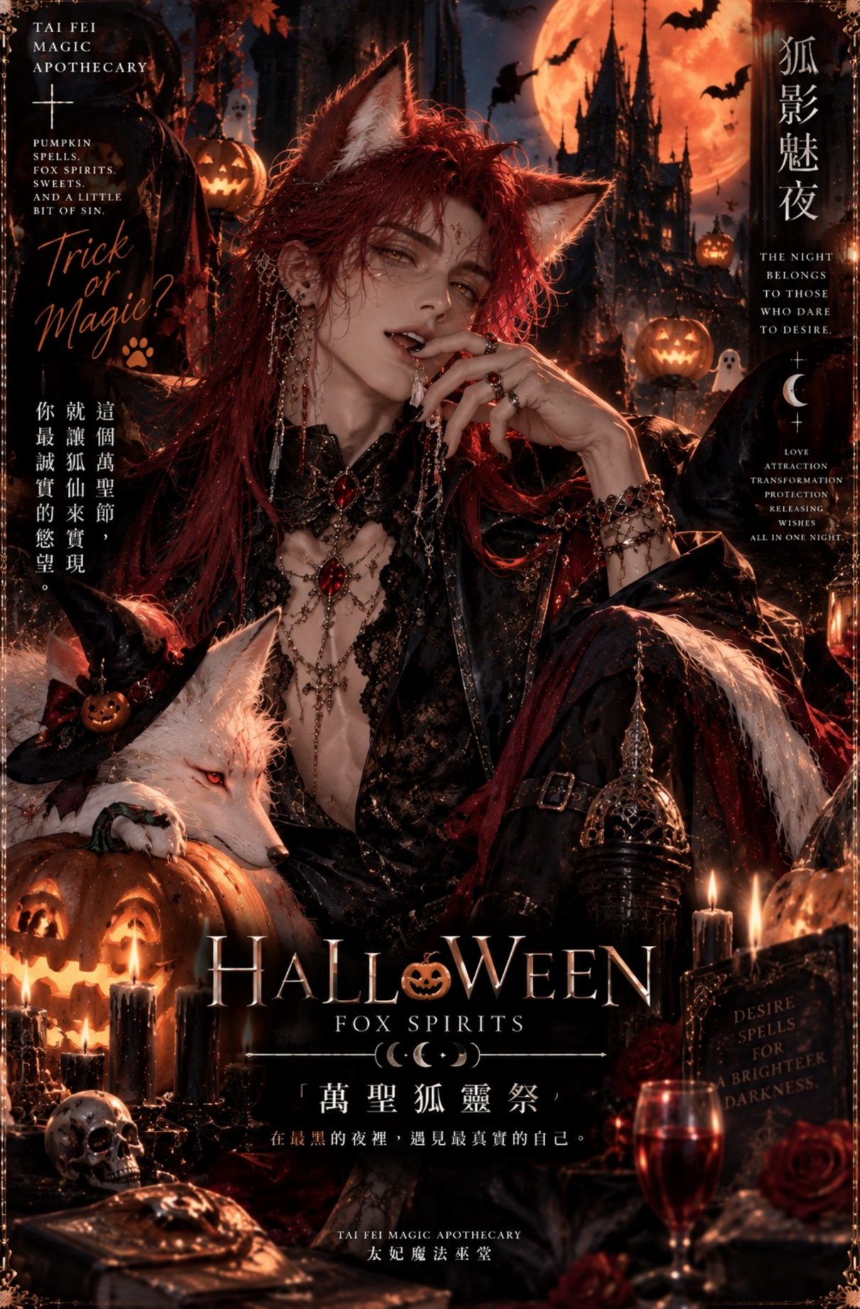 HALLOWEEN|九尾百鬼夜宴 |十三款限定靈燭|四入一組