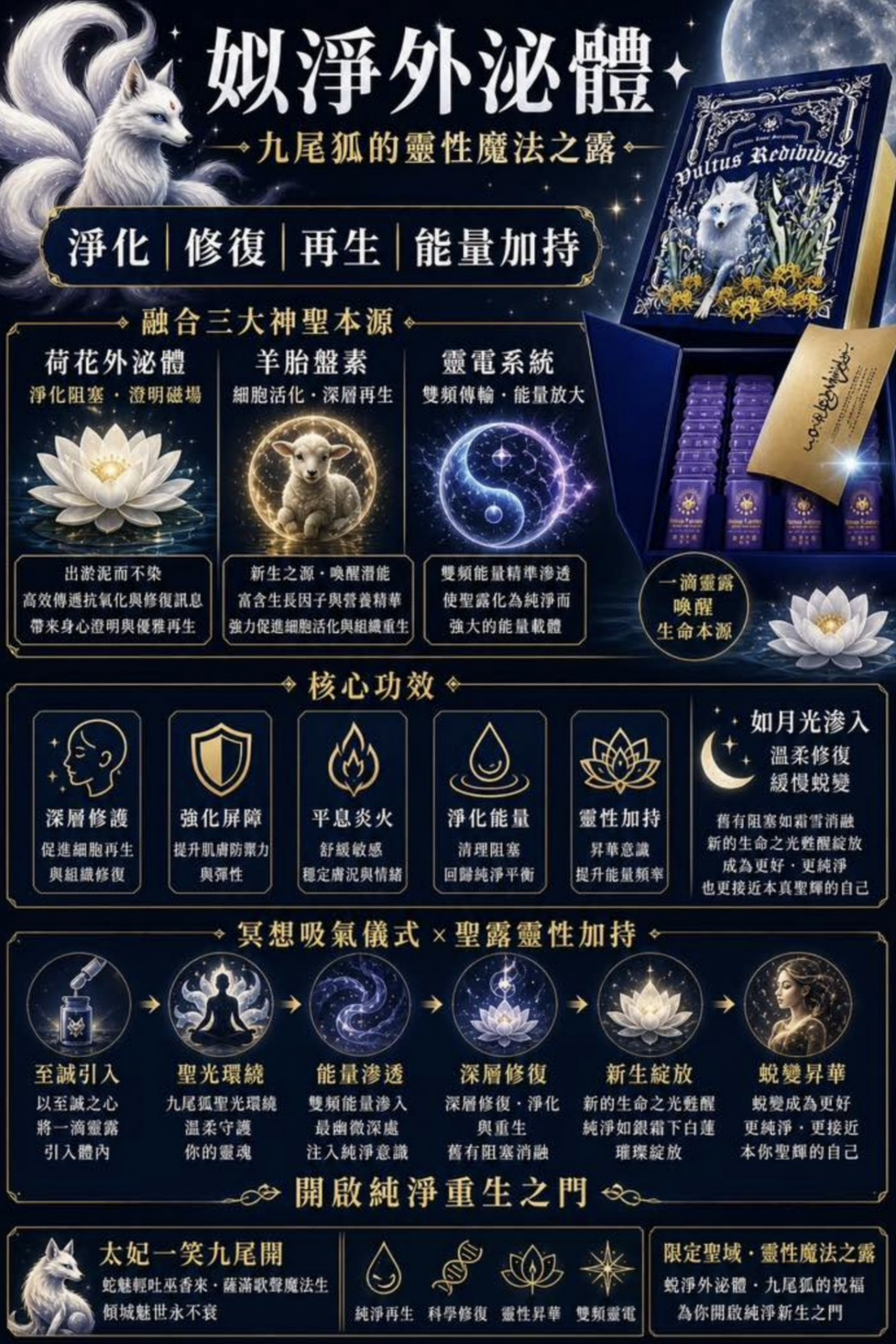 姒淨外泌體|九尾狐靈性魔法之露